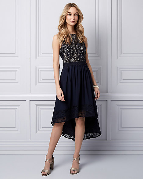 Lacy High Low Dresses